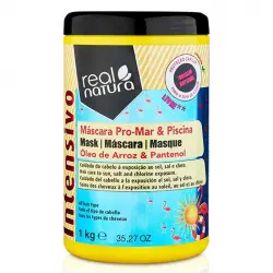 Real Natura - Mascarilla capilar protectora Pro Mar y Piscina Intensivo 1kg
