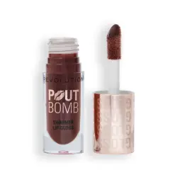 Revolution - Brillo de labios con Shimmer Pout Bomb - Chocolate Sparkle