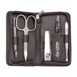 Siena Set de Manicura, Marrón, 5 Piezas Set de uñas