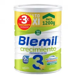 Blemil Plus 3 Fórmula de Crecimiento Lácteo Precio Especial 1200 gr