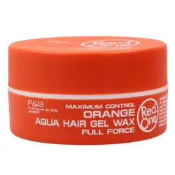 Cera Fijadora Aqua Hair Wax Naranja Con Brillo 150 ml