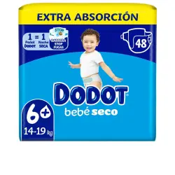 Dodot Etapas Extra talla 6 pañales 14-20 kg  48 u