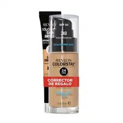 Duo maquillaje colorstay para piel seca n-240 + corrector