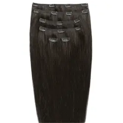 Gold24 - Extensiones Con Clip Gold24 #4 Marrón - 60 Cm Extensiones de cabello 1 pieces Negro unisex