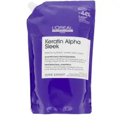 KERATIN ALPHA SLEEK champú recarga Champú capilar 1000 ml