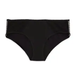 Kiwitas Classic Plumeti braguitas menstruales negro #S