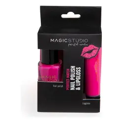 Magic Studio Perfect Match Lipgloss & Nail Polish 1 und Pack maquillaje