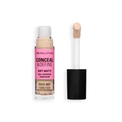 Makeup Revolution - Corrector líquido Conceal & Define Soft Matte - C1N