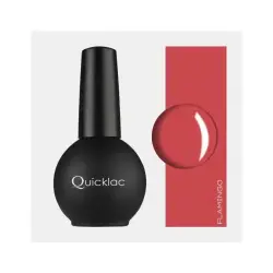 Mia Makeup Quicklac Esmalte De Uñas En Gel Semipermanente Flamingo, 15 ml