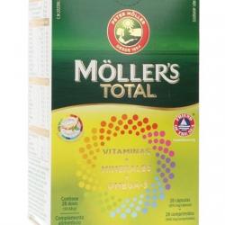 Möller's - Comprimidos Total Vitaminas, Minerales, Omega-3