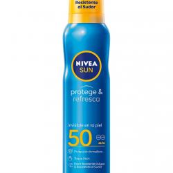 NIVEA - Spray Bruma Solar Protege & Refresca Toque Seco SPF 50 Sun