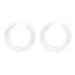 Pendientes Blancos Perlados