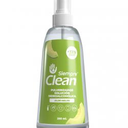 Siempre Clean - Solución Hidroalcohólica Melón Pulverizador 250 Ml