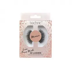 Technic Cosmetics - Pestañas postizas Luxe Faux Mink 3D - Minnie