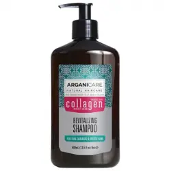 Arganicare  Champú Revitalizante para Cabello Fino, 400 ml