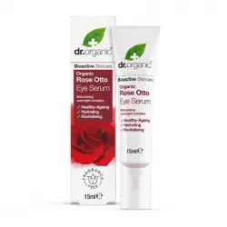 Dr. Organic Sérum Contorno Ojos Antiedad Rosa Damascena, 15 ml