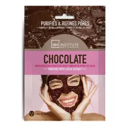 IDC INSTITUTE Chocolate 1 und Mascarilla Facial Peel Off Purificante y Refina los Poros