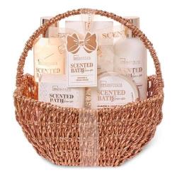 IDC INSTITUTE Scented Bath Bronze Basket 1 und Set de Baño