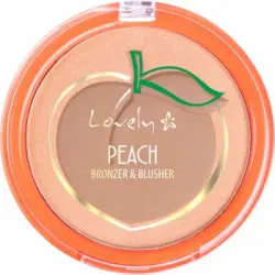 Lovely Peach Bronzer and Blusher, 7 gr
