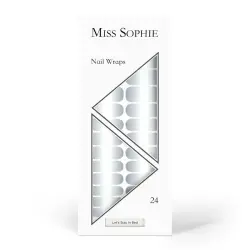 Miss Sophie - Let's Stay In Bed Nail Wraps Uñas postizas y diseños de uñas 24 pieces 24 Piezas