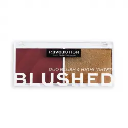 Revolution Relove - Dúo colorete e iluminador Colour Play Blushed - Wishful