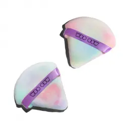 Set 2 Esponjas Puff Maquillaje Tie Dye 1 gr