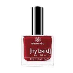 Alessandro - hybrid Soul Gel Polish Lacas de uñas 8 ml 123 - RED ILLUSION