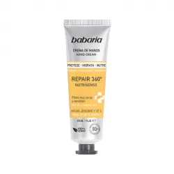 Babaria - Crema de manos reparadora, hidratante y protectora