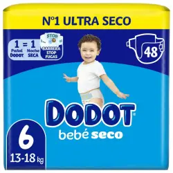 Bebé Seco Talla 6 Pañales 13-18kg