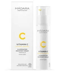 Mádara - Crema facial iluminadora de Recuperación con Vitamina C