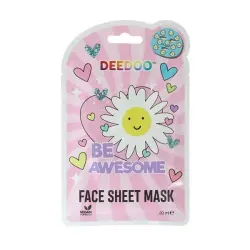 Mascarilla facial tela deedoo flor