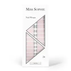 Miss Sophie - Cake Pop Nail Wraps Uñas postizas y diseños de uñas 24 pieces 24 Piezas