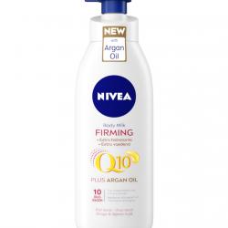 NIVEA - Loción Corporal Reafirmante E Hidratante Q10 Con Aceite De Argán