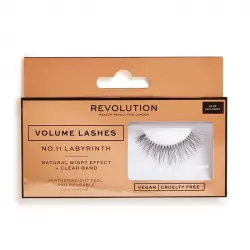 Revolution - Pestañas postizas Volume Lashes - Nº.11 Labyrinth