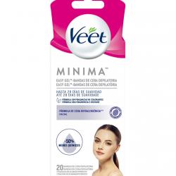 Veet - Bandas Depilatorias Faciales Hipoalergénicas Minima 20 Unidades