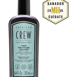 Fiber Pre-Styling Cleanser - 250 ml - American Crew - Champú texturizante y reparador para hombre.