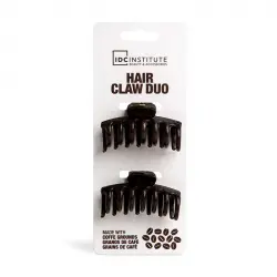 IDC Institute - Set de 2 pinzas de café Hair Claw Duo