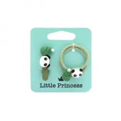 Little Princess Set Clip y Mini Gomas Mono