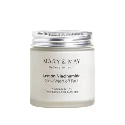 Mary & May - Mascarilla facial exfoliante Lemon Niacinamide Glow Wash off