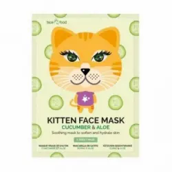 Montagne Jeunesse Heaven Mascarilla De Tela Animal Gatito, 27 gr