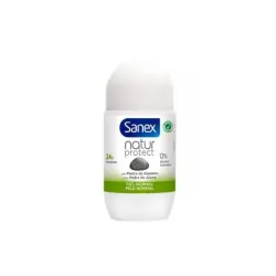 Sanex - Natur Protect con Piedra de Alumbre para Piel Normal 24h Roll-On Desodorantes 50 ml unisex