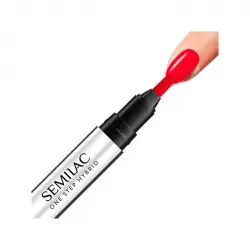 Semilac - Esmalte semipermanente en stick Marker One Step Hybrid - S550: Pure Red
