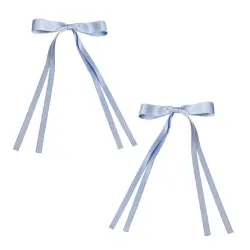 Soho - Pasadores Para El Pelo Con Lazo Isa Pinzas y horquillas 2 pieces Gris unisex