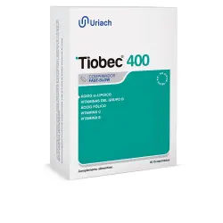 Tiobec 400 comprimidos fast-slow 40 u