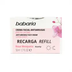Babaria - Refill crema facial antiarrugas - Rosa mosqueta