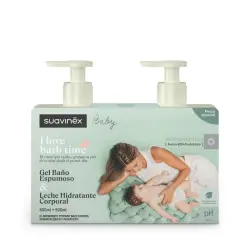 Baby Pack Gel Baño Espumoso - Leche Hidratante Corporal 500 ml