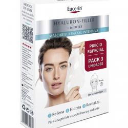Eucerin® - Mascarilla Intensiva Facial Hyaluron-Filler 3 Ud Eucerin