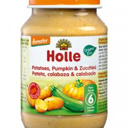 Holle - Tarrito Patatas, Calabaza Y Calabacin 190 G