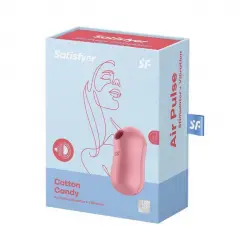 Satisfyer - Estimulador de clítoris Cotton Candy - Rojo