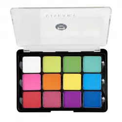 Viseart - Paleta de sombras Slim Pro - VPE08: Editorial Brights